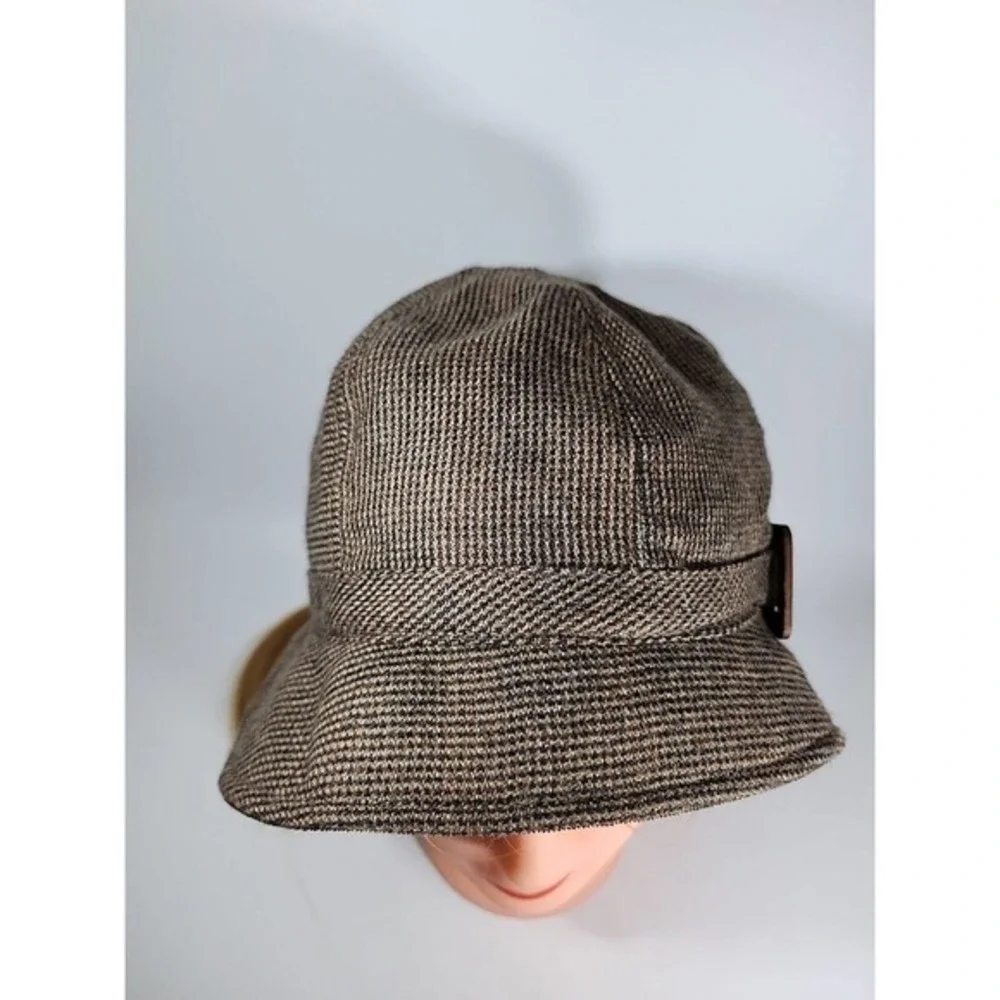Goorin Bros Captain tan/brown Tweed Bucket Hat Small‎