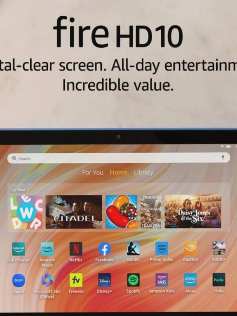 Amazon Fire HD 10 tablet, 10.1