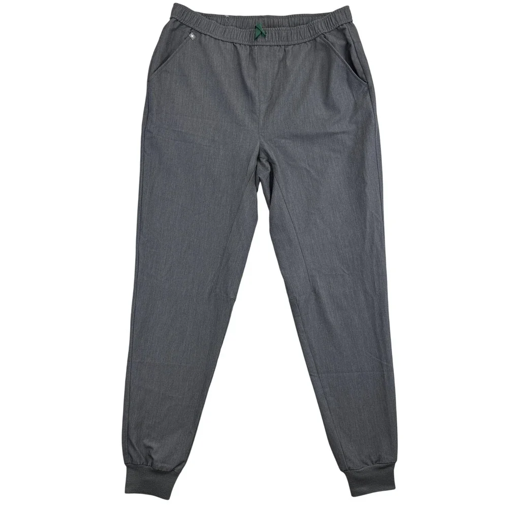 Figs Technical Collection Pants Mens XL/T Gray Jogger‎ Scrub Stretch Drawstring