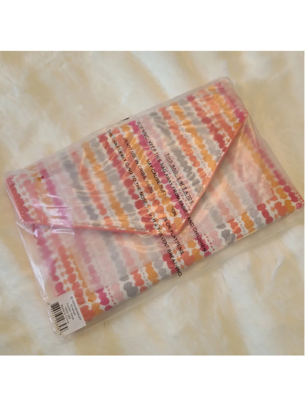 Vera Bradley orange stripes