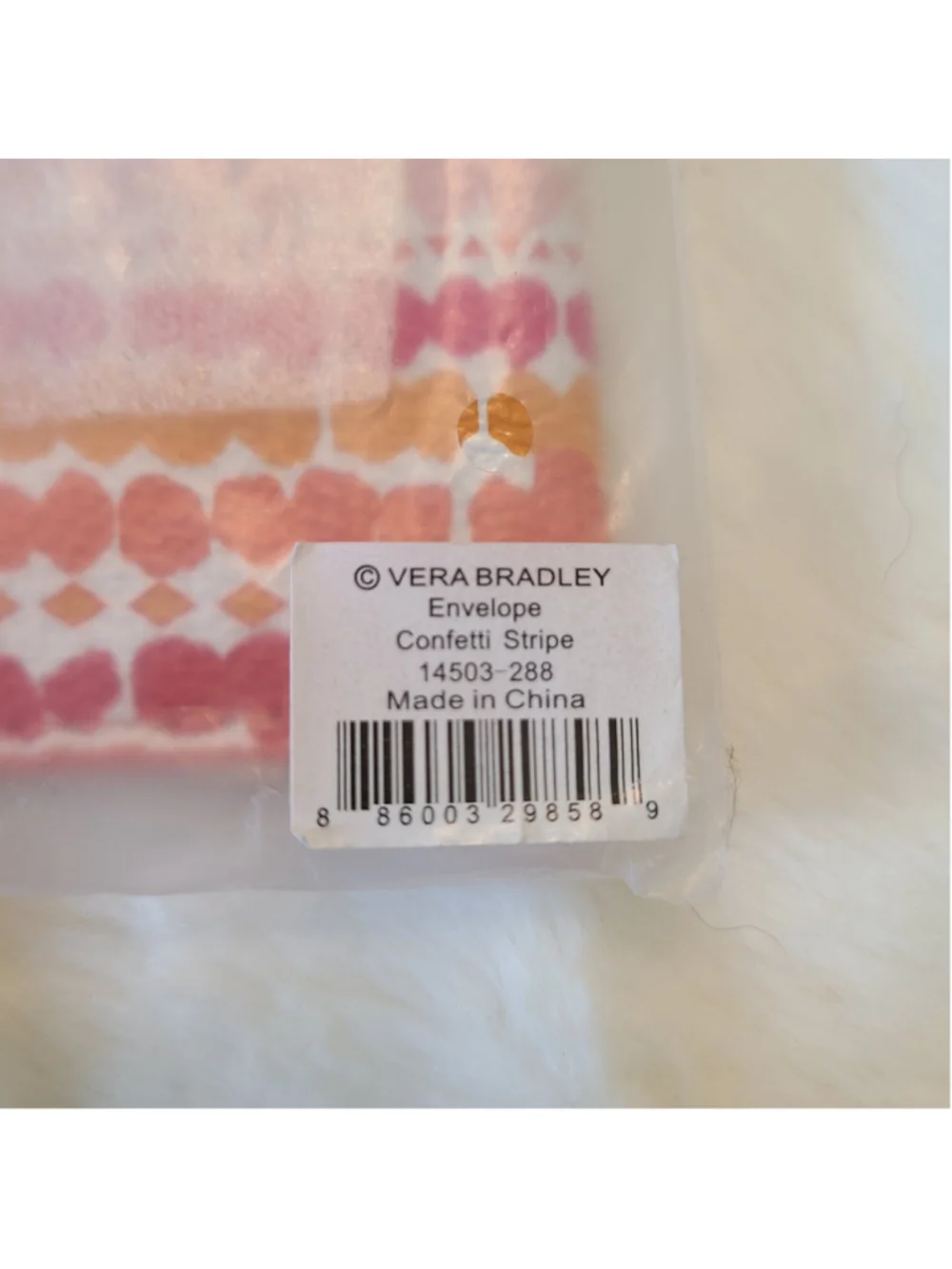 Vera Bradley envelope vera