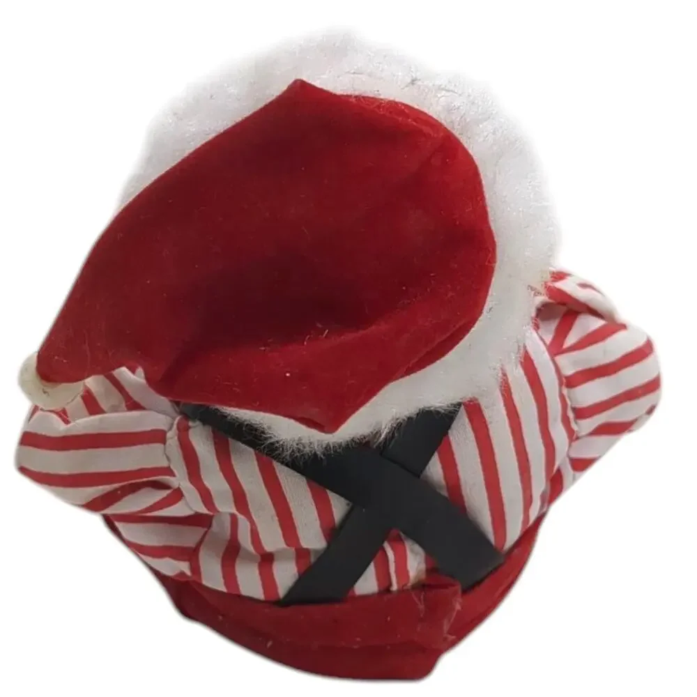 Vintage Christmas Santa Holding Indoor String Lights Santa Claus 9