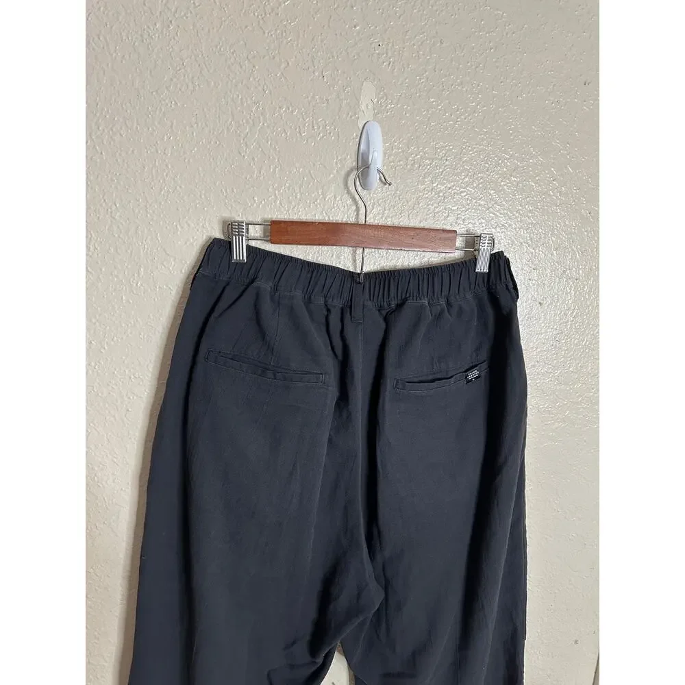 Thing Fabrics Made in Japan Cotton Balloon Pants Black Mens Small