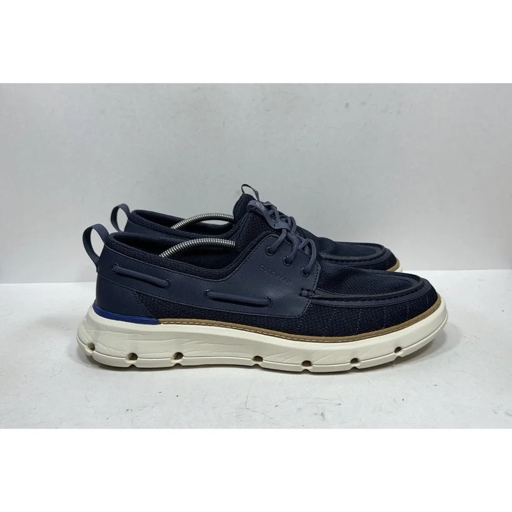 Cole Haan Zerogrand Regatta Boat Shoes Mens Size 13 M Mesh‎ Blue Comfort Casual