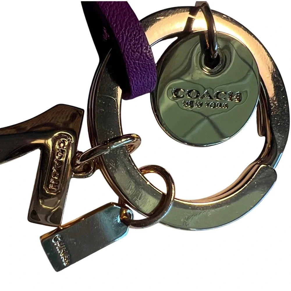 Vintage Coach Lucky Mix Key Ring Key Chain Purse Bag Charm NWOT