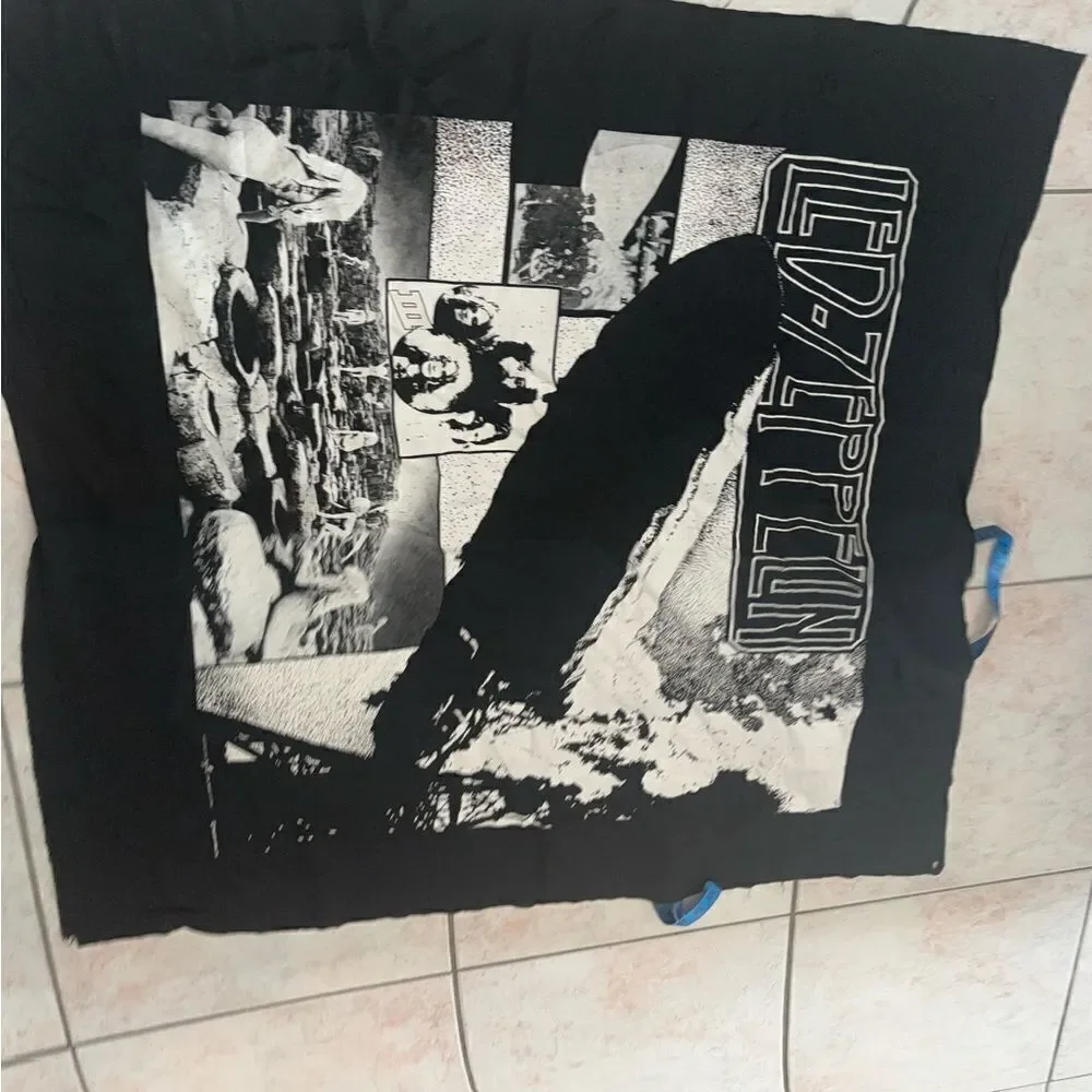 VINTAGE 1990 LED ZEPPELIN scarf TAPESTRY MYTH GEM material decoration accessory