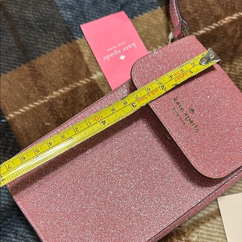 Kate Spade Pink Glitter Crossbody Bag