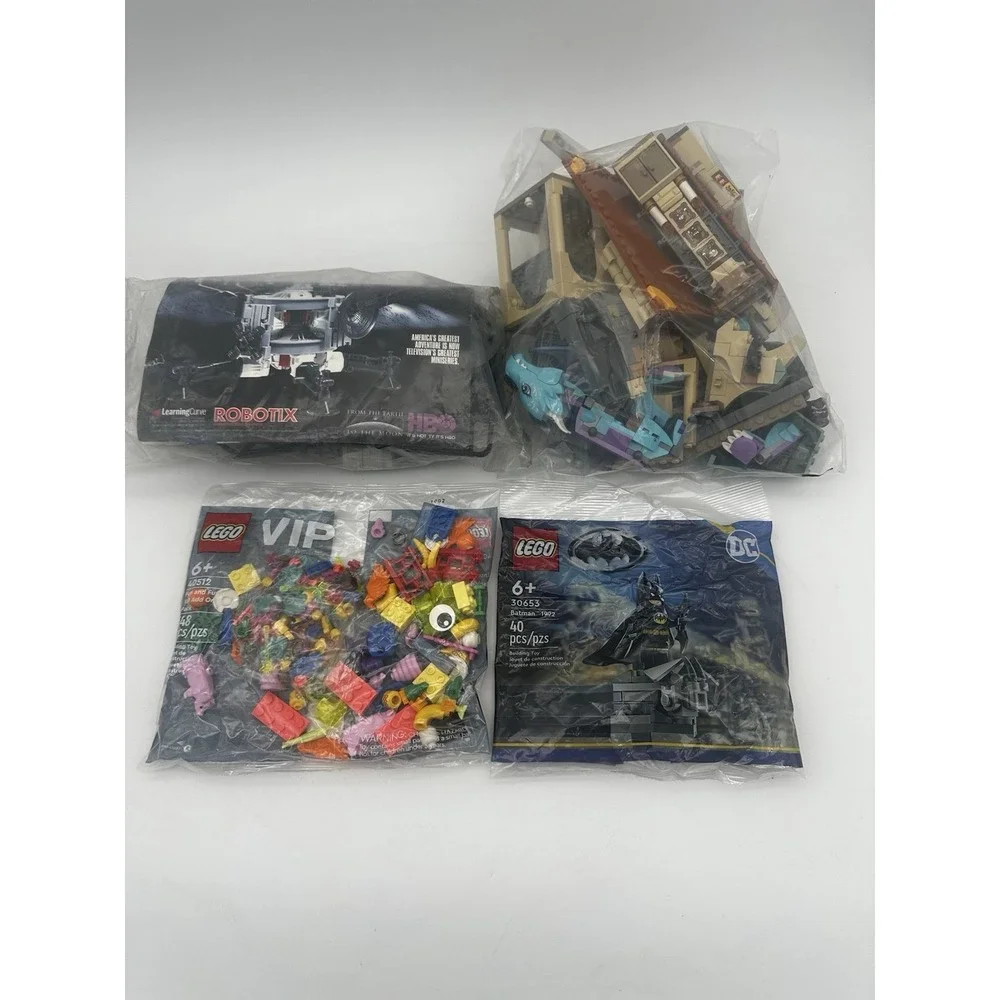 Lot Of 4 Lego (3) -1 Is‎ Used. Batman, Harry Potter Robotix - 1 Games Collectors