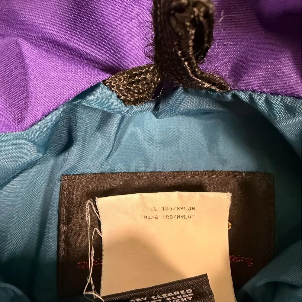 Vintage REI Gore-Tex Mountain Parka Jacket Women’s 12 Purple Teal 90s Gorpcore
