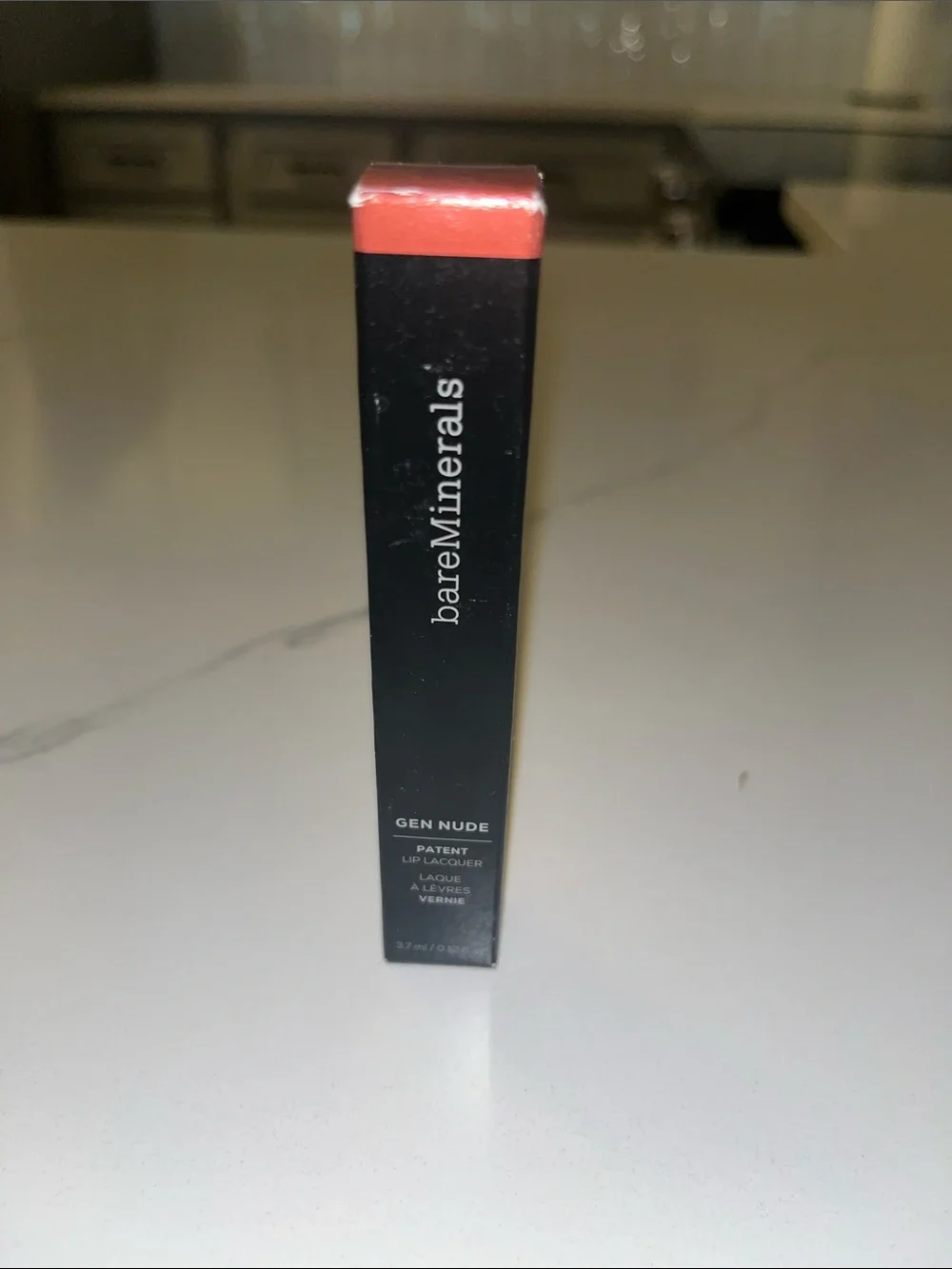 bareMinerals Gen Nude Patent Lip Lacquer in Smoky Topaz