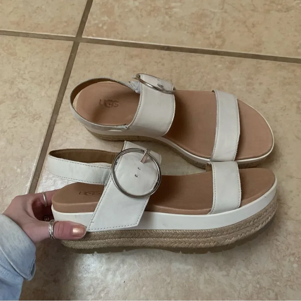 UGG Platform Strap Sandals size 8.5