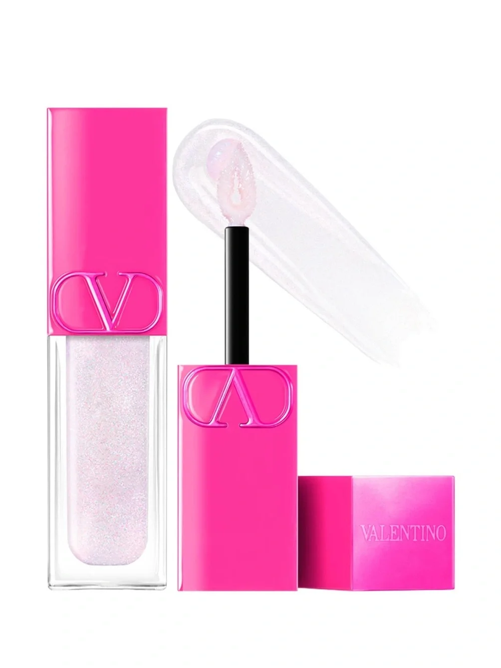 VALENTINO Puffer Complex Lip Plumper Gloss Color: O0R Dazzling Mermaid