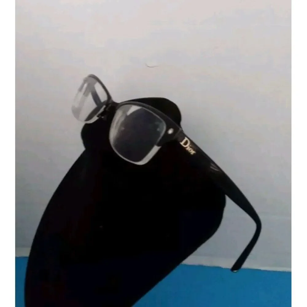 Dior Classic Rectangle Optical‎ Frames Black Glasses Prescription Ready Eyewear