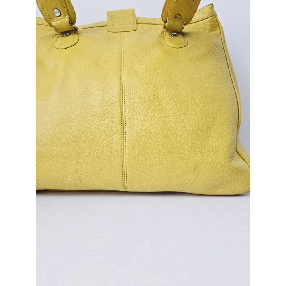 Vintage‎ Bodhi Large yellow leather bag purse