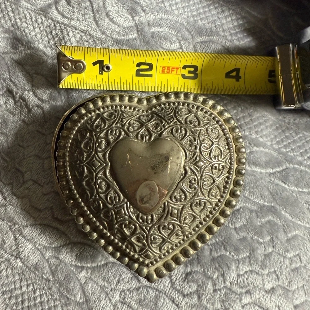 Heart-Shaped Trinket Box