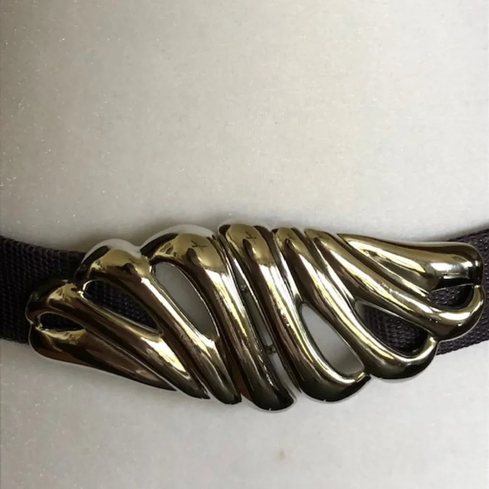 DOTTY SMITH Vintage Silver Belt Buckle & Interchangeable Belt Strip