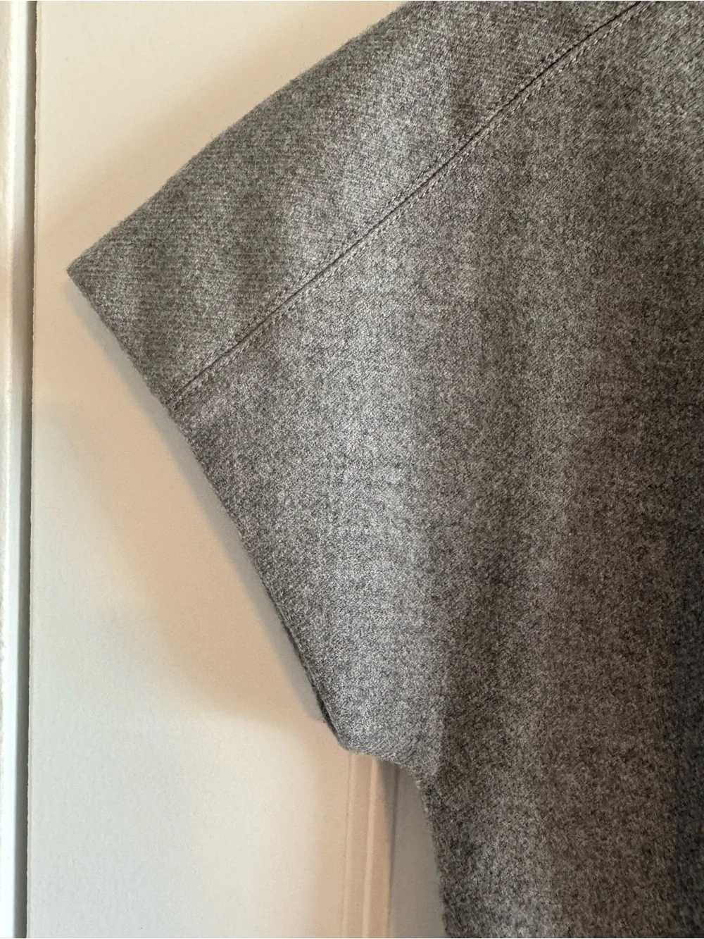 J. Crew 100% Wool Gray Midi Sheath Dress