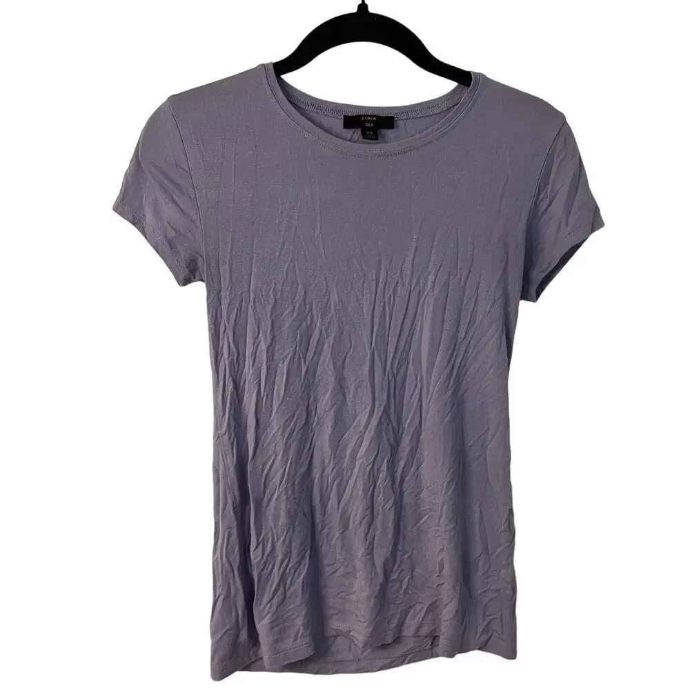 J.Crew 365 Light Blue Stretch Short Sleeve T-Shirt Size XS