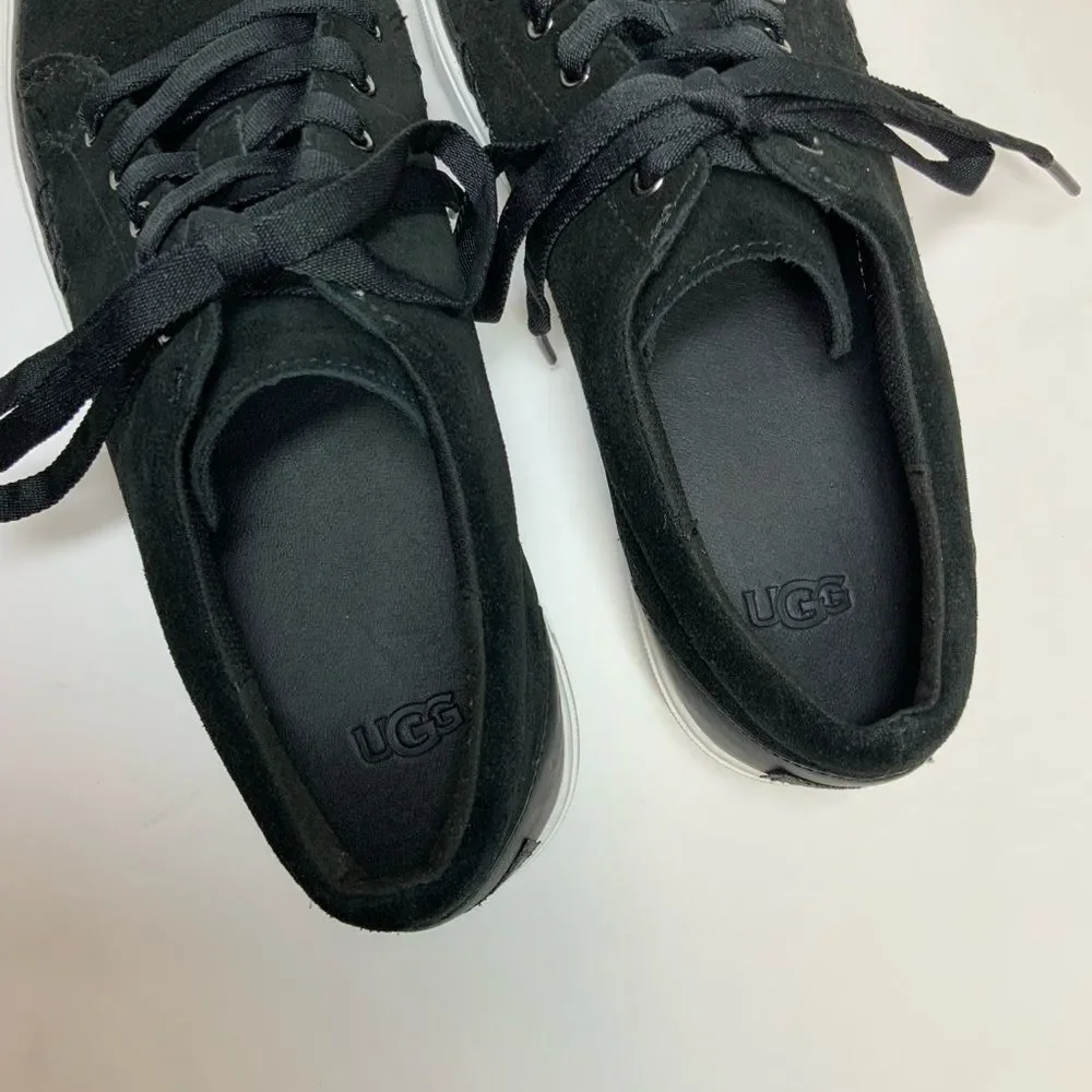 UGG Zilo Platform Black Suede Sneaker Women’s Size 10