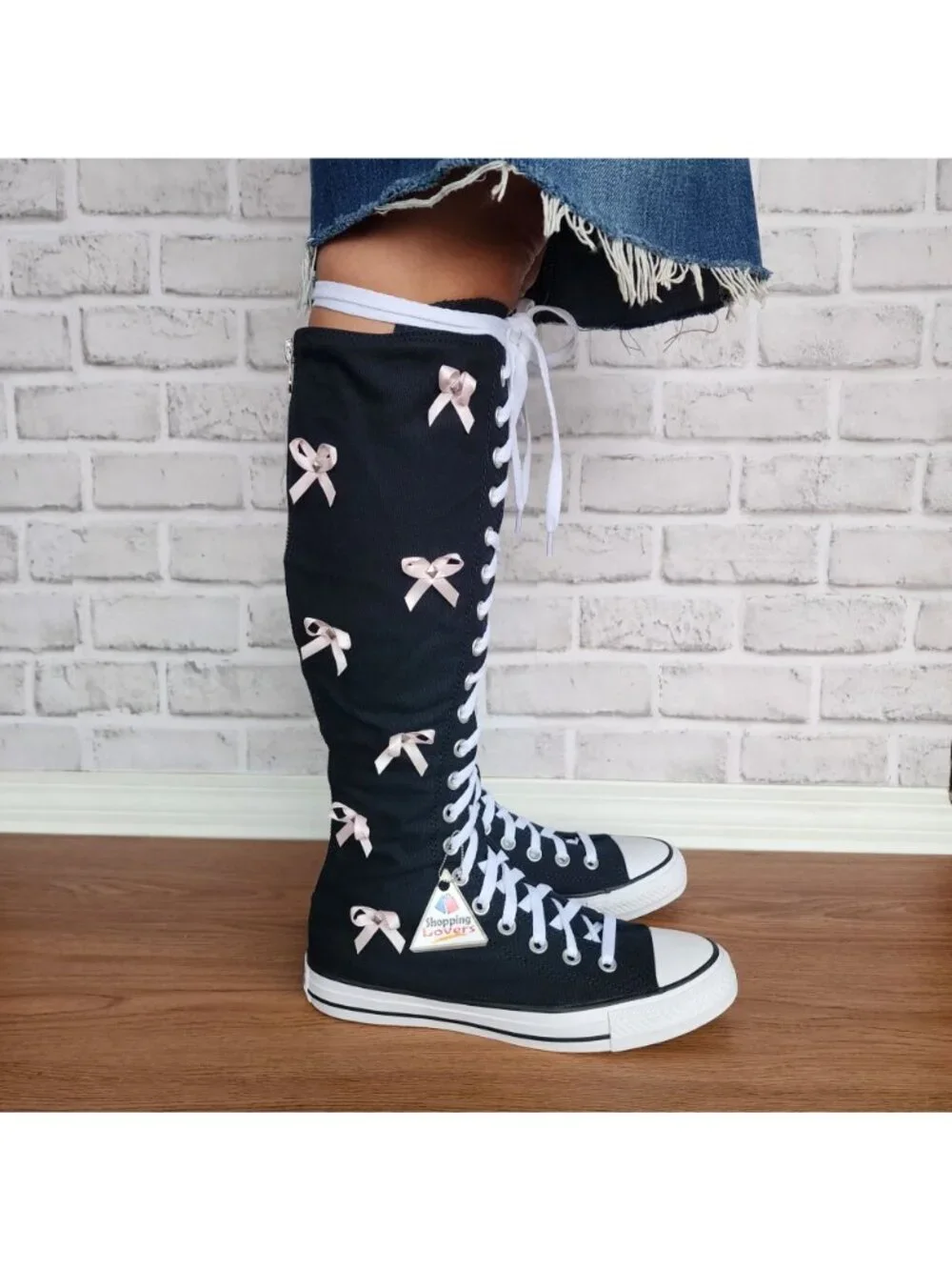 ⭐Converse Chuck Taylor XXHi Bows & Studs Knee Hi 11 Womens Boots Sneaker A17684C