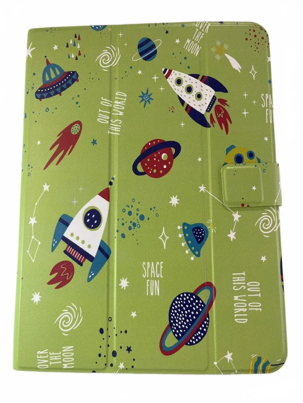Kids Tablet Case Stylus Bundle Universal Tablet Case Rocket Space Fits 7-11 in.