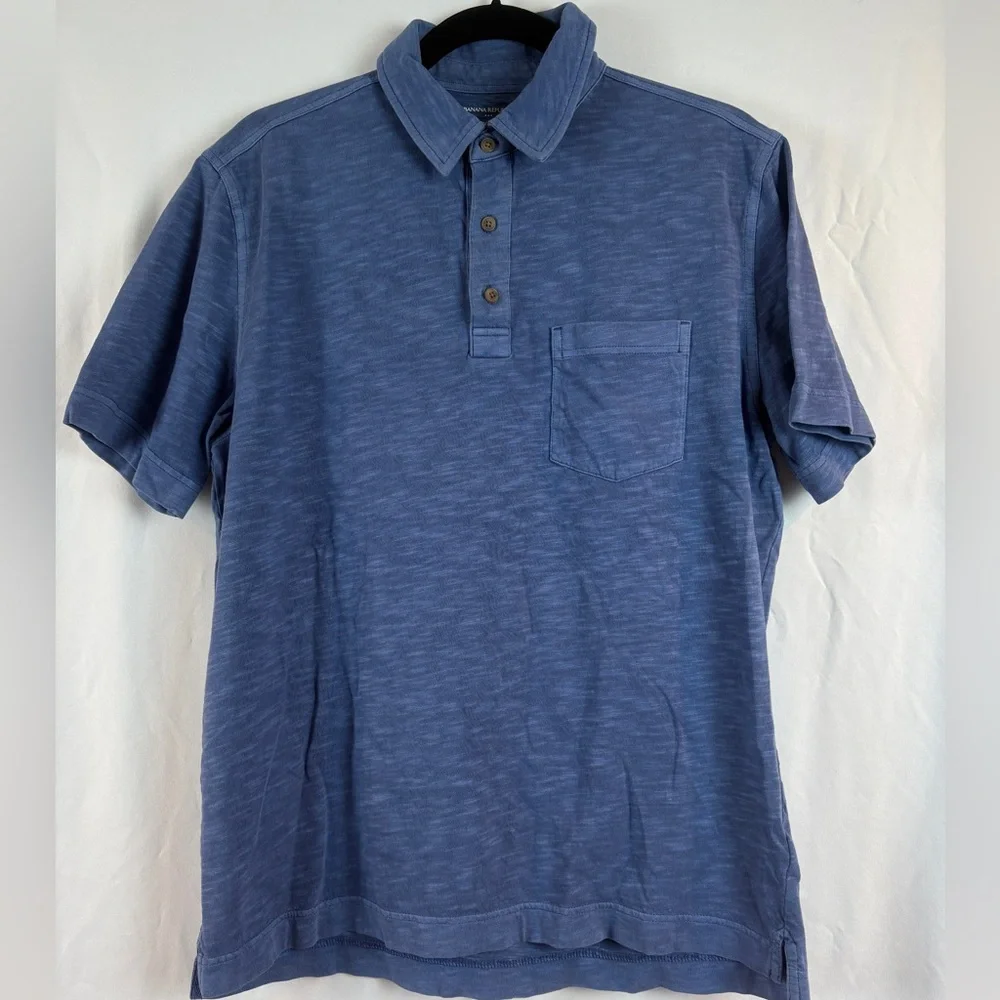 Banana Republic Indigo Polo Shirt‎
