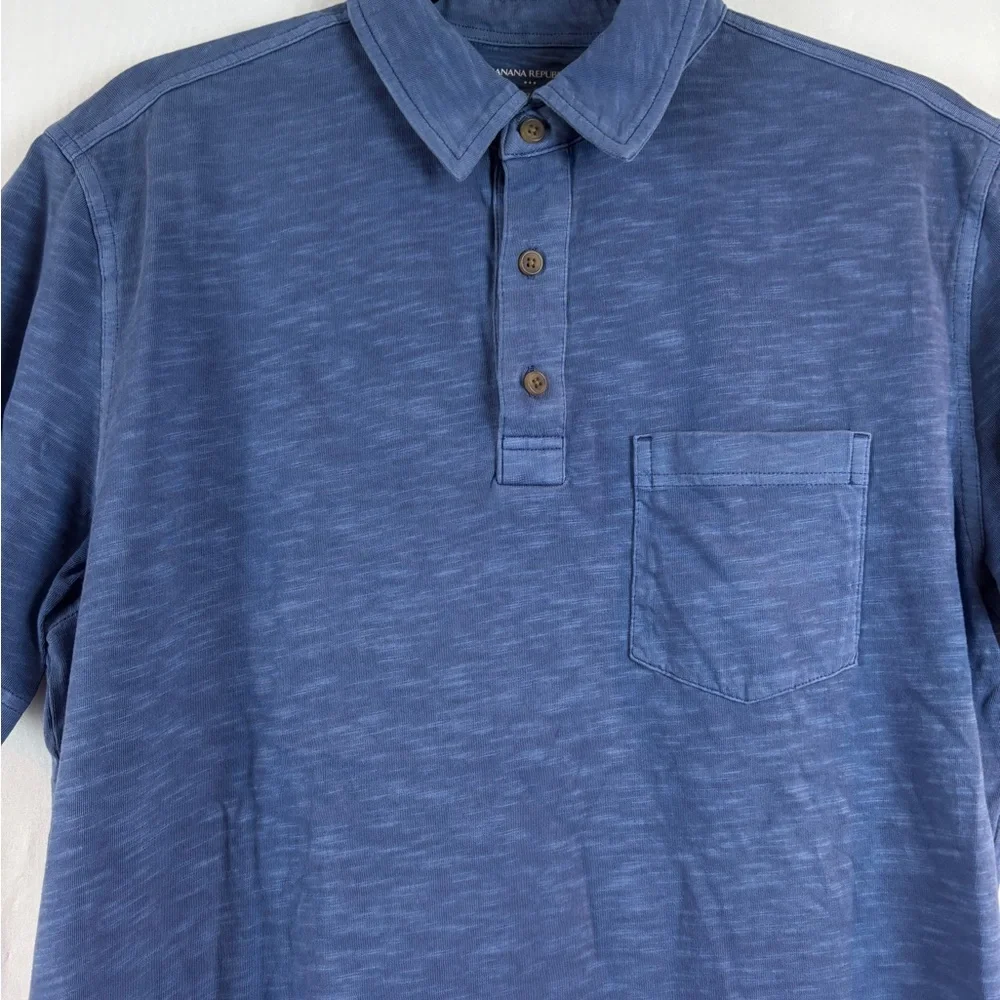 Banana Republic Indigo Polo Shirt‎