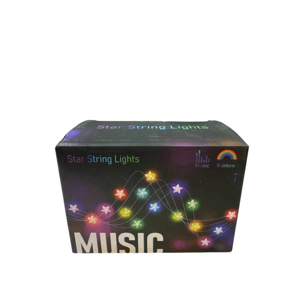 Star String‎ Multicolor Lights Indoor Outdoor Holiday Decor Party Lighting NEW