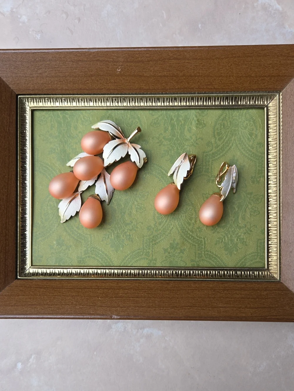 Vintage brooch necklace