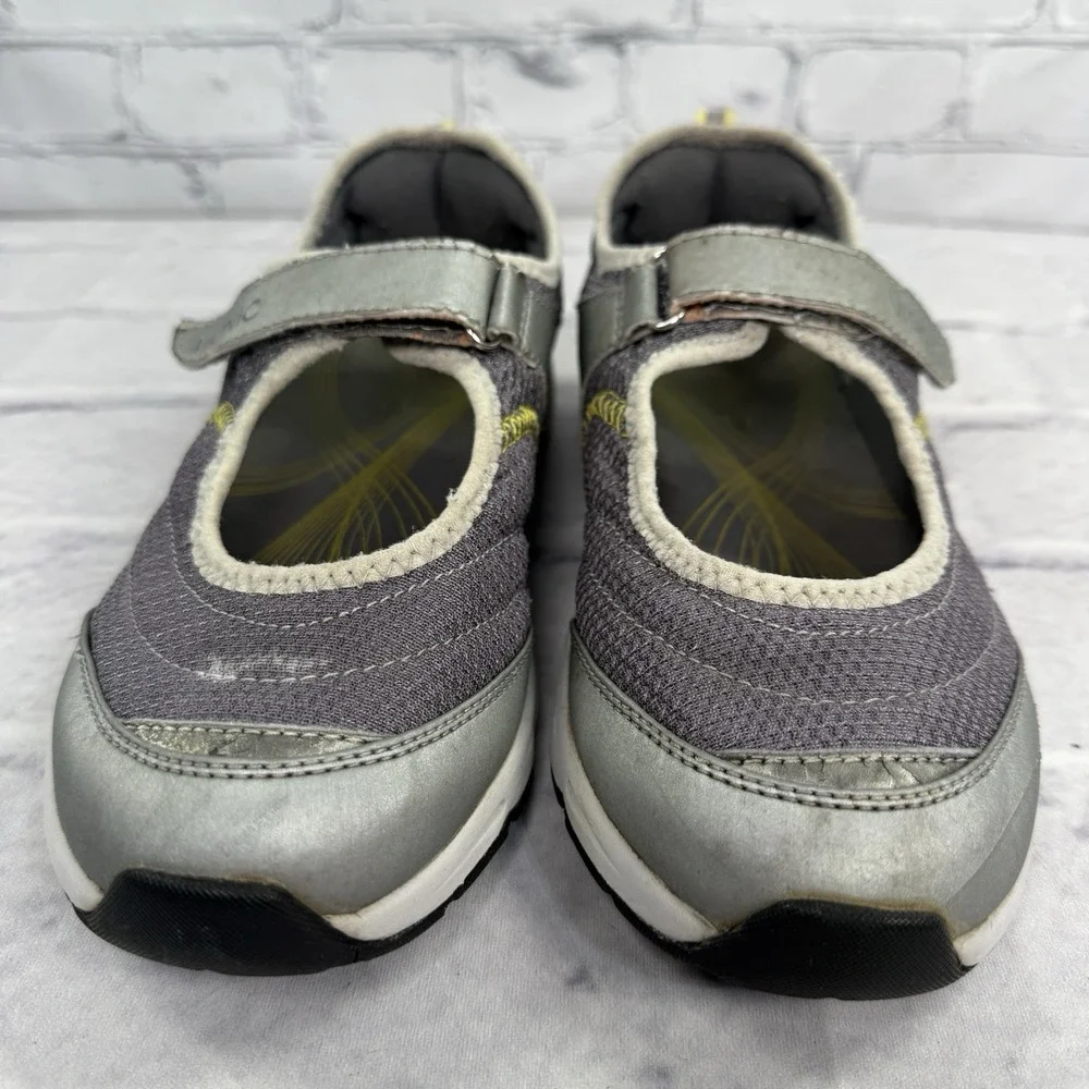 Vionic Sunset Slip On Mary Jane Shoes Womens‎ 8.5 Gray Silver 334 Sunset 9032