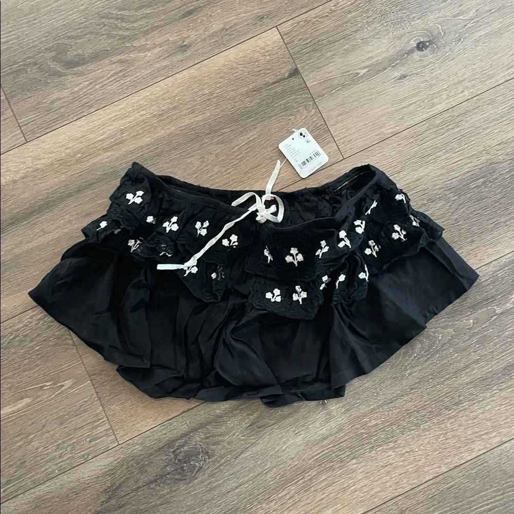 Free People Tailia Embroidered Tube Top- S