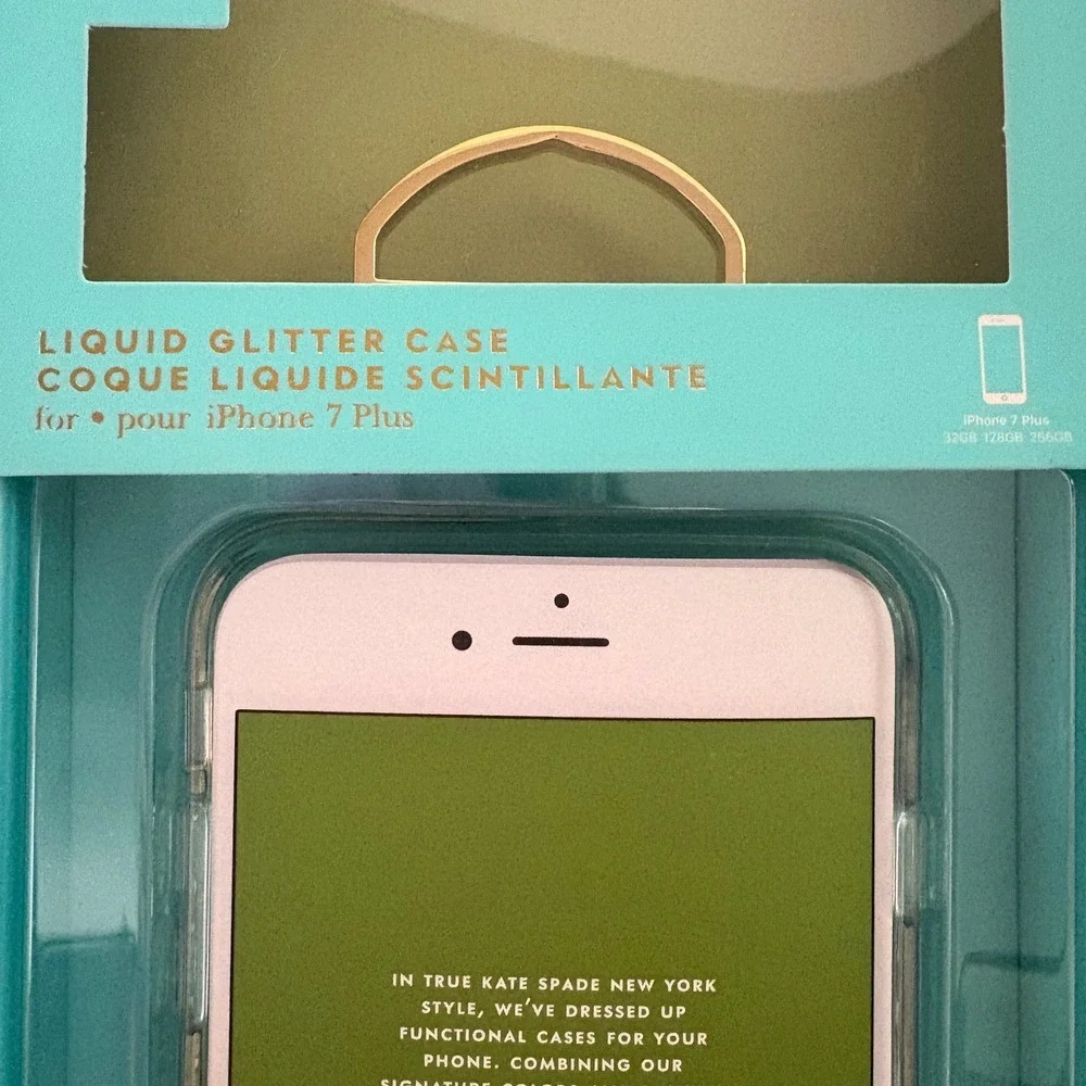 Kate Spade New York iPhone 8 Plus 7 Plus Liquid Glitter Star‎ Phone Case