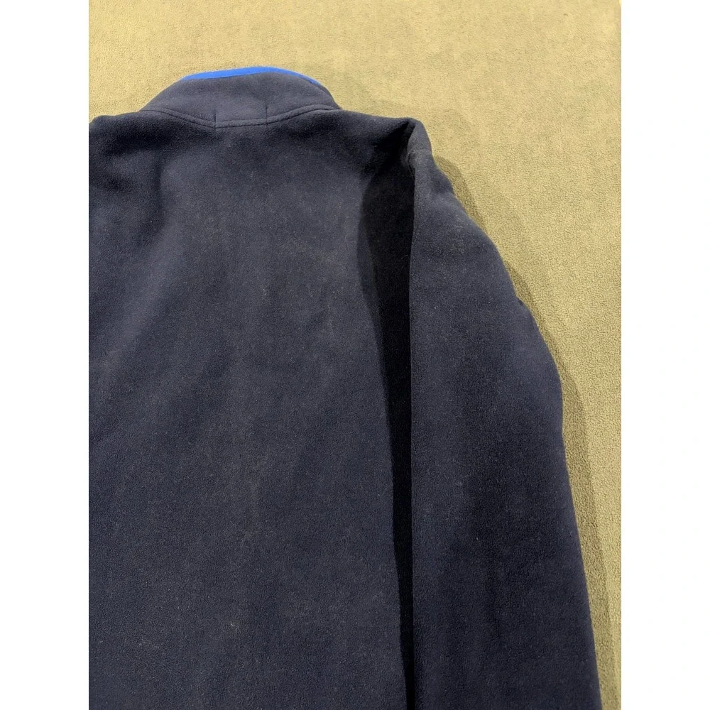 Polo Ralph Lauren Fleece Jacket Boys XL/18-20 Navy Blue Embroidered Logo Zip-Up
