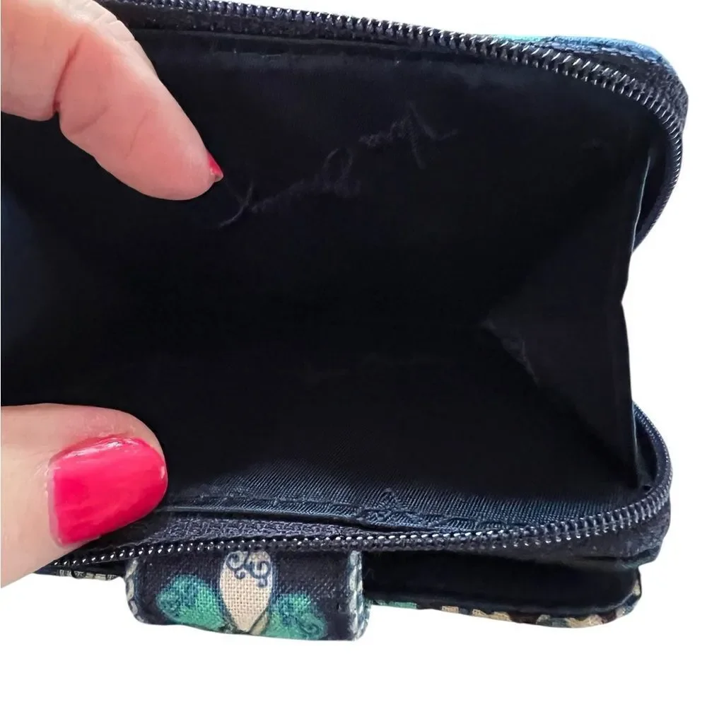 Vera Bradley Square Wallet - Mod Floral Blue