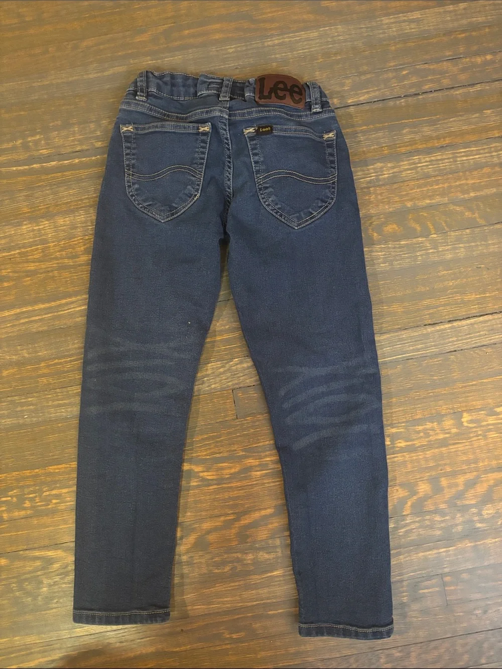 Lee Boys Navy Blue Slim Fit Jeans size 8 little boys