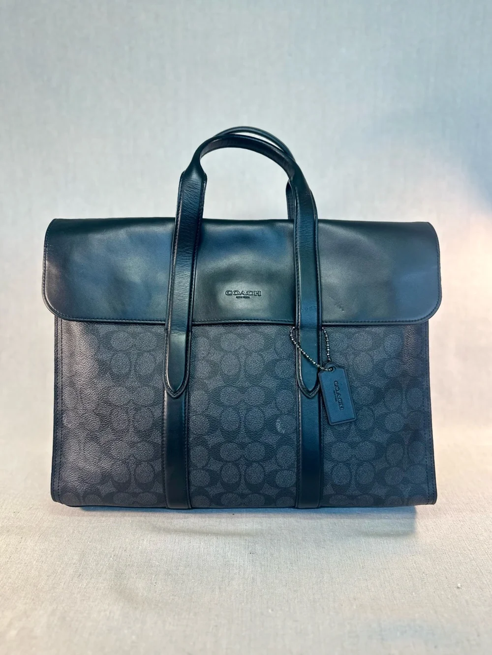 Coach Metropolitan Portfolio Briefcase in Signature Canvas Style No. 39775