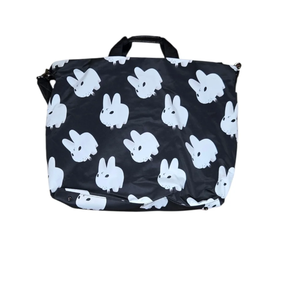 KIDROBOT x Kozik Smorkin Labbit Photo Pop Black Aviator‎ Messenger Shoulder Bag