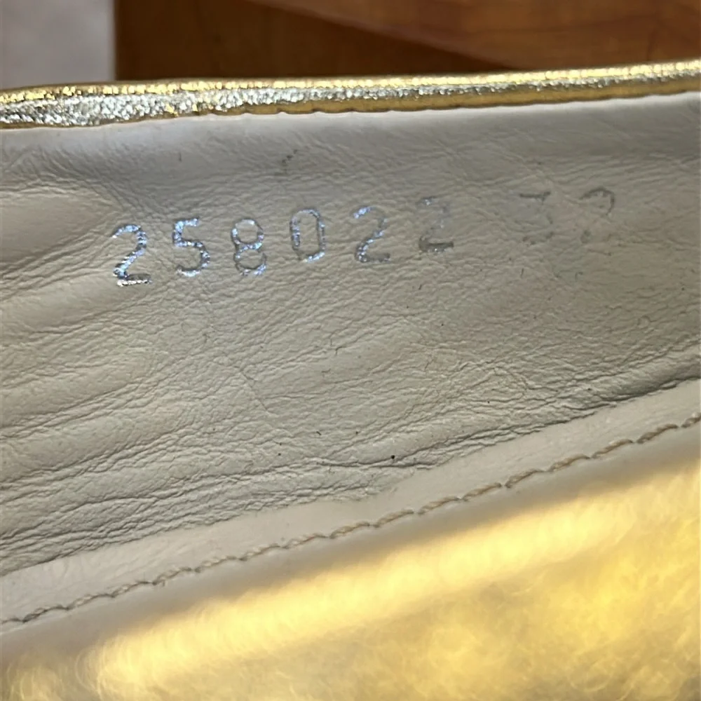 Gucci Gold girl's Ballet Flats