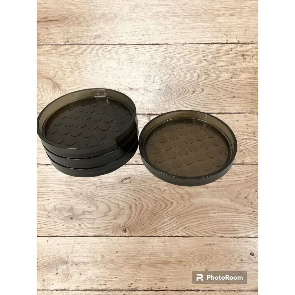 MCM‎ Dansk Coasters Denmark Gray Acrylic 4