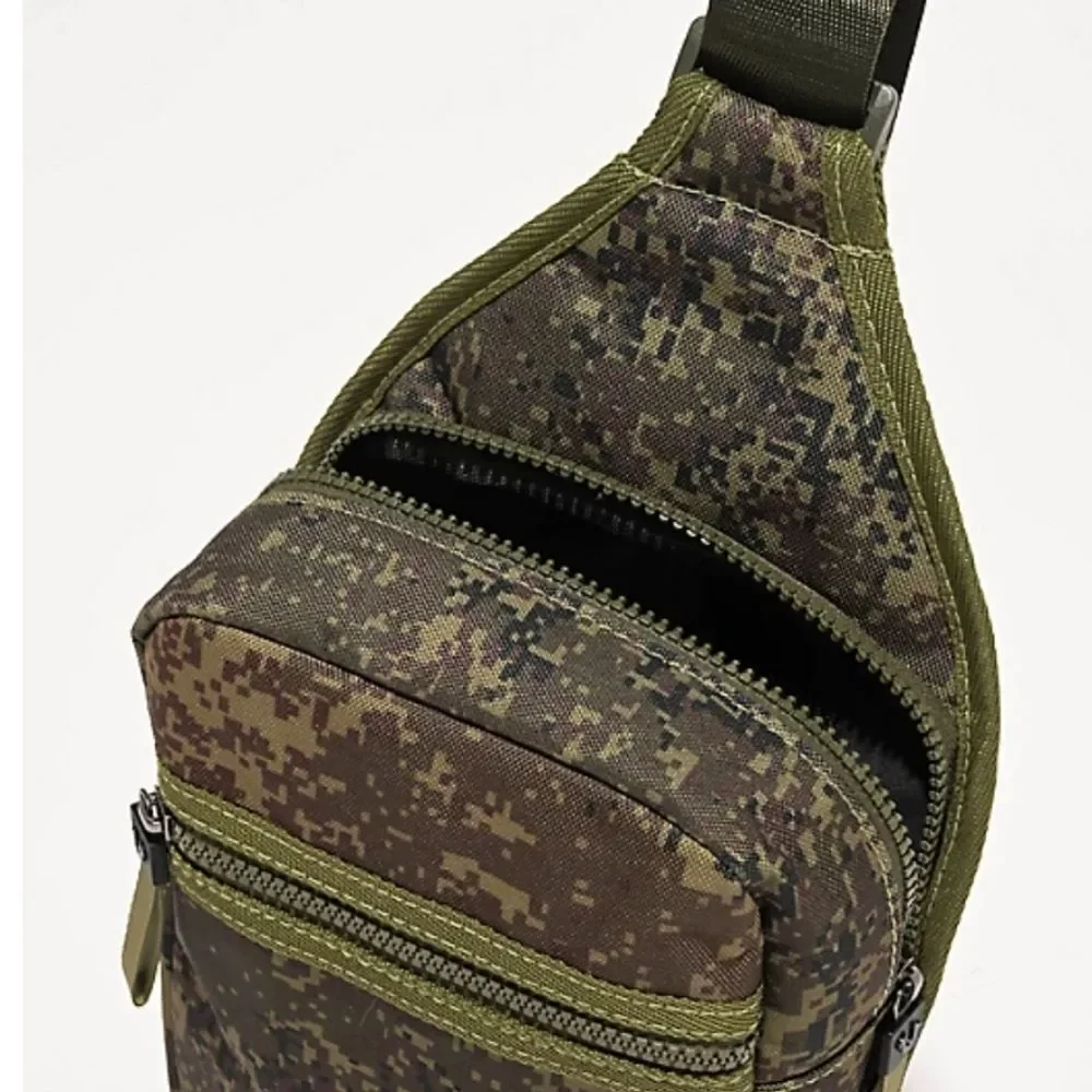 True Religion Yeta Green Camo Skater Crossbody Sling Bag NWOT‎