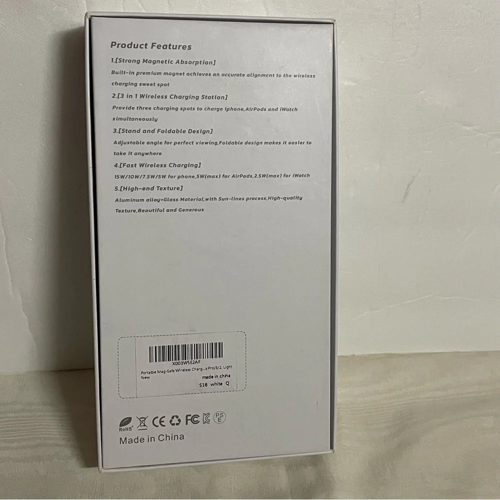 Bocloud 3 in 1 Wireless Charging Station for Apple Devices