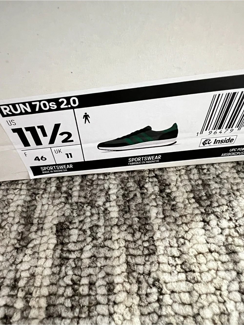 ADIDAS Run 70s 2.0 - Mens Size 11.5