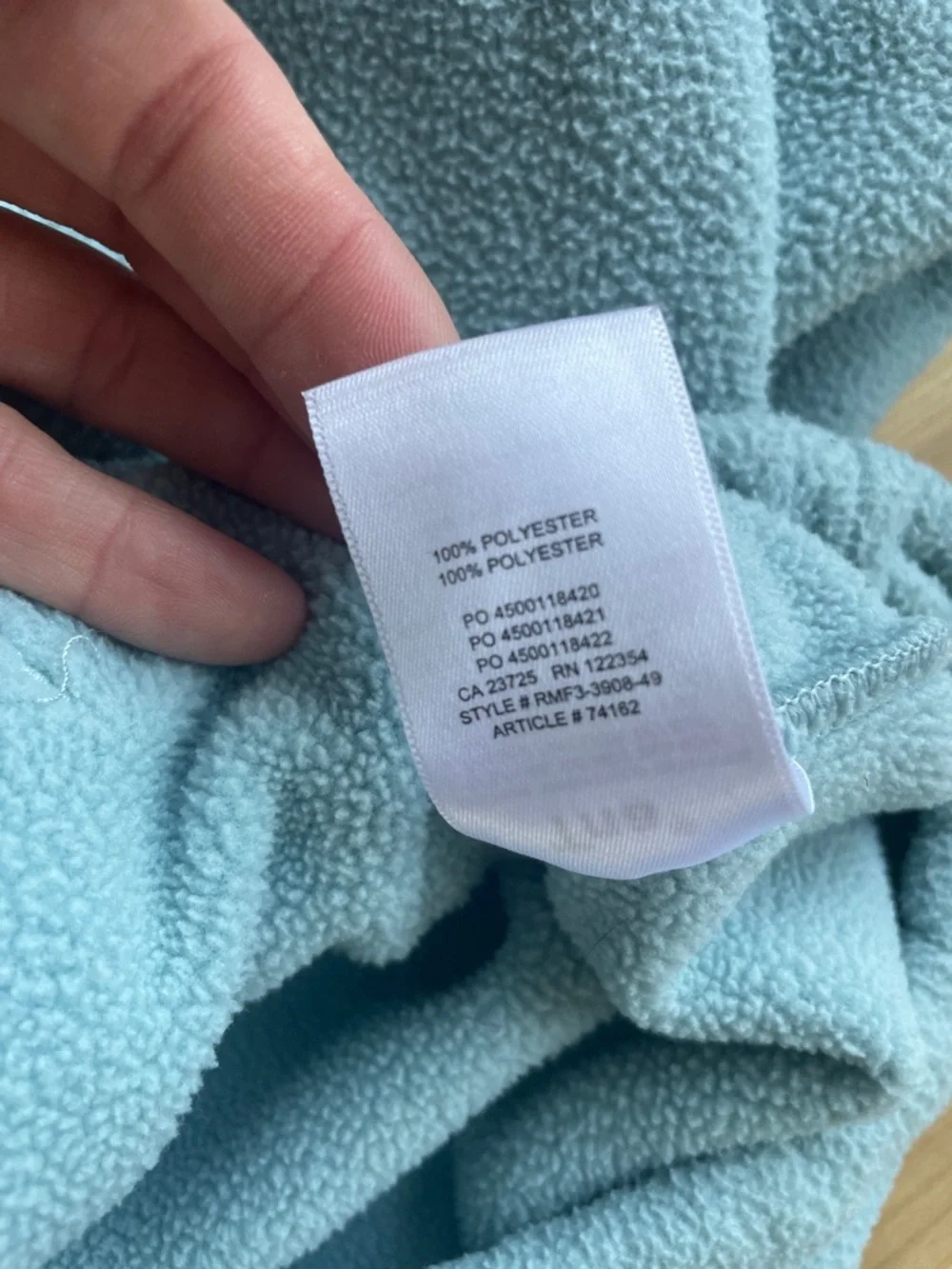 TNA Aritzia Soft Aqua Half-Zip Fleece Pullover