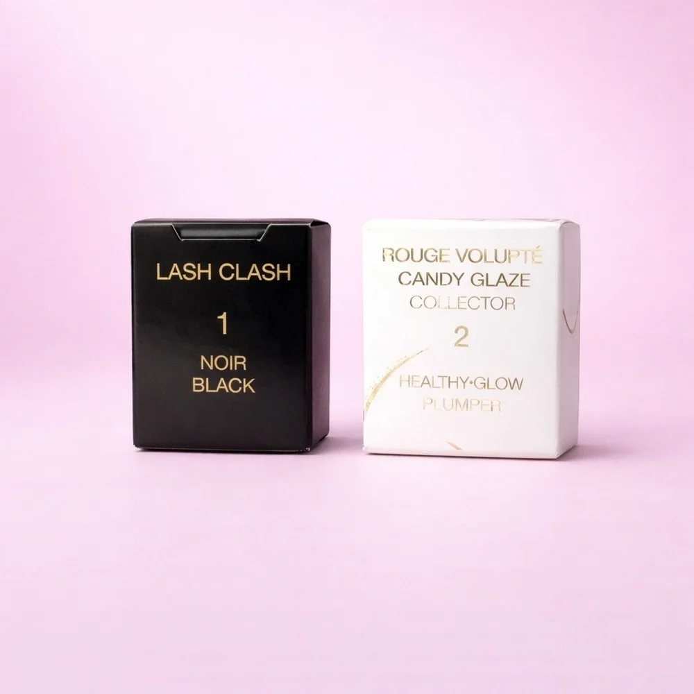 YSL Lash Clash Mascara 2mL + Candy Glaze Collector Balm Duo ✨ NIB Luxe Set 🎀
