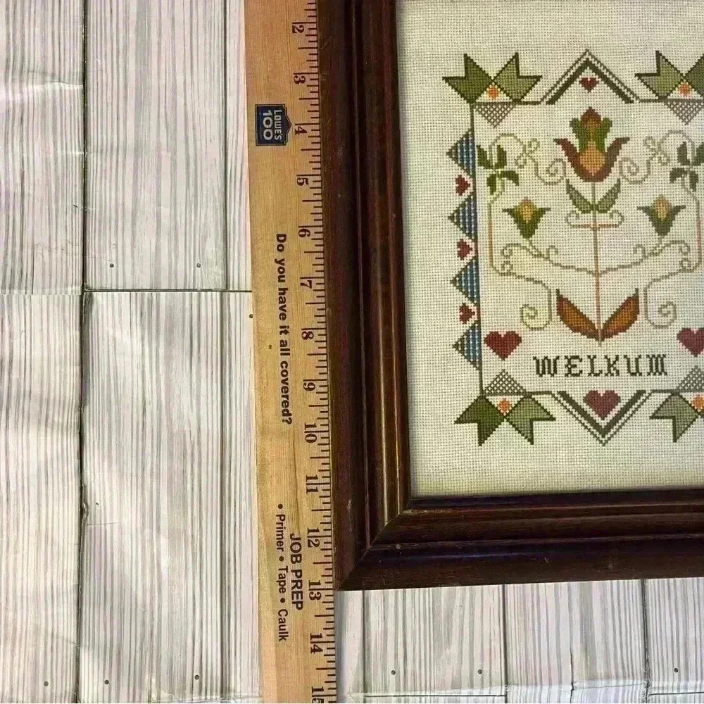 Handmade vintage framed