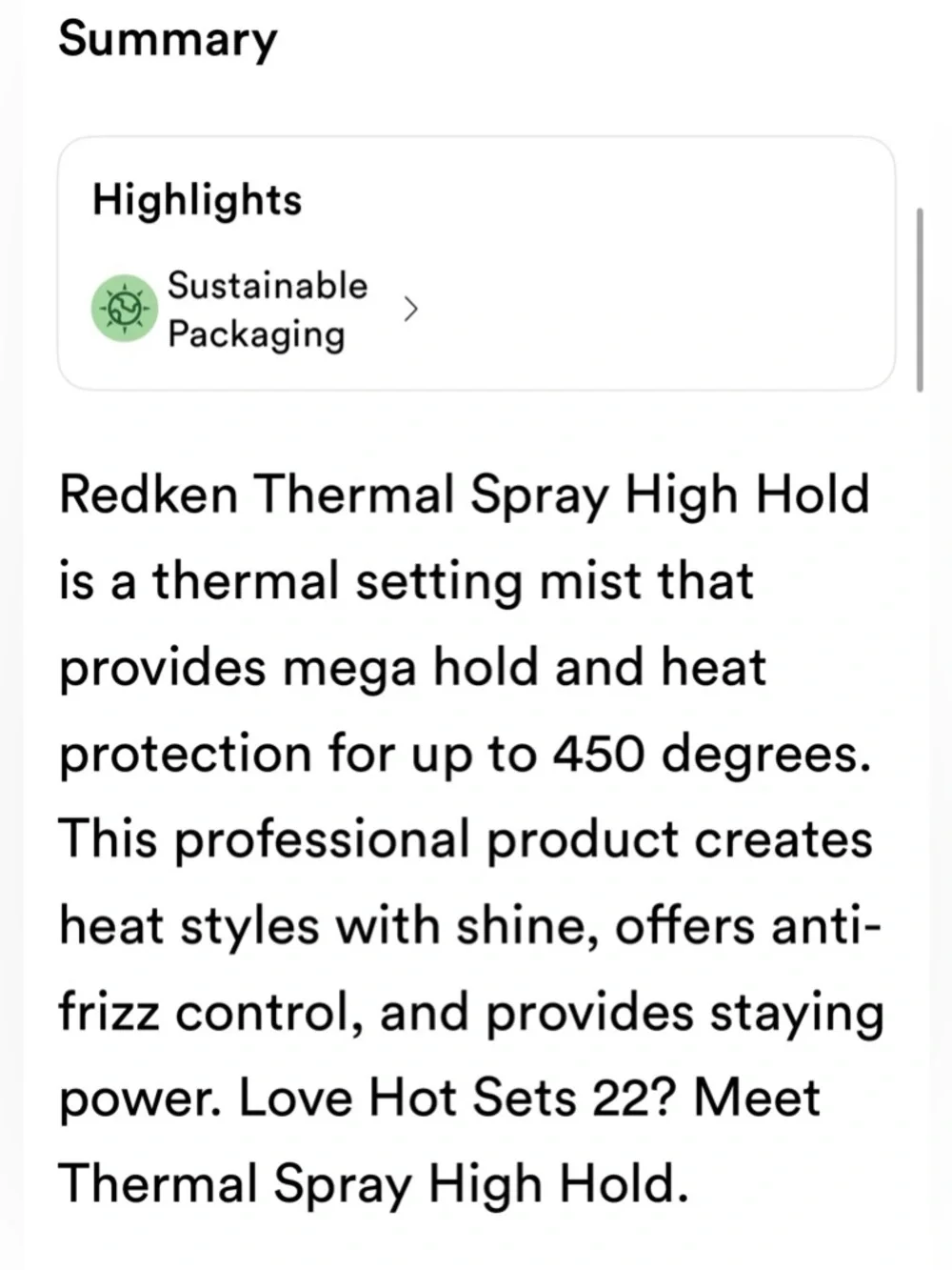 Redken Thermal Spray‎ High Hold 22 Heat Protectant - Lot of 2 - 4.2 Fl oz NEW!