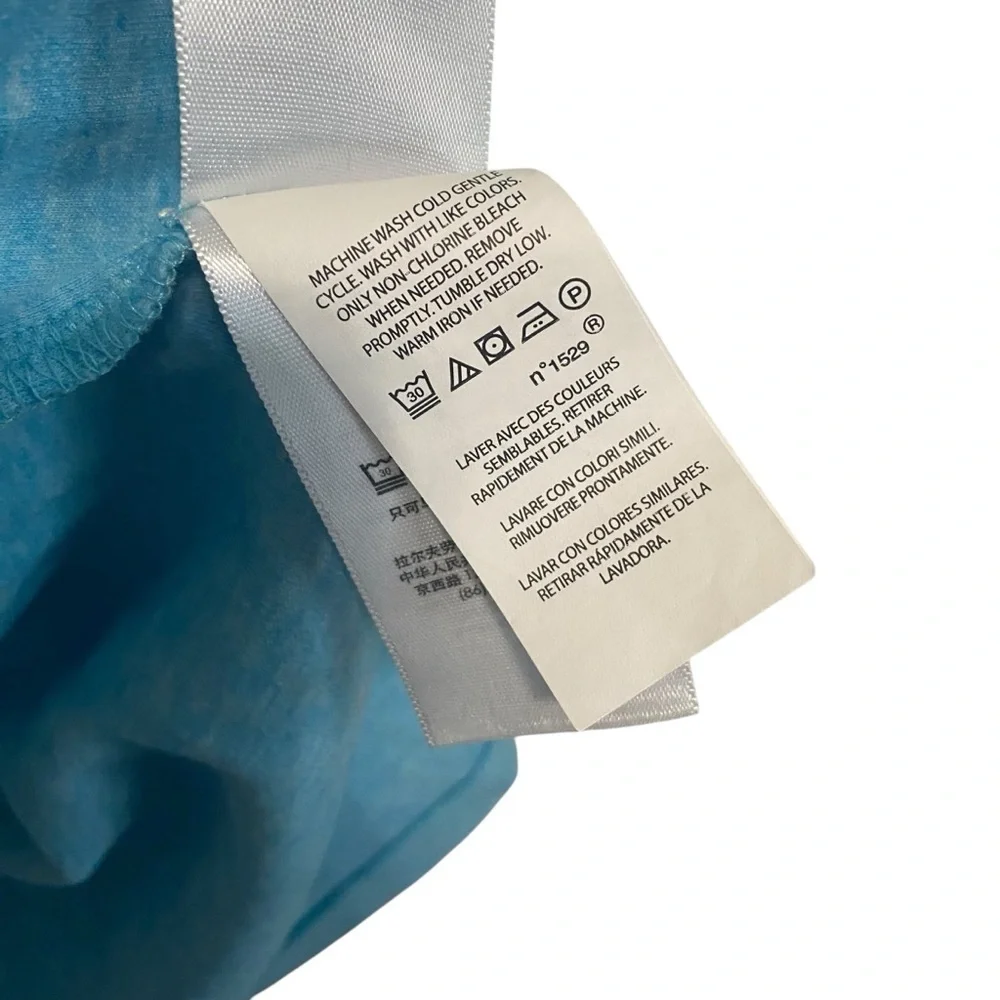 Polo Ralph Lauren Light Blue Stretch Cotton Short Sleeve Classic Fit Polo Small