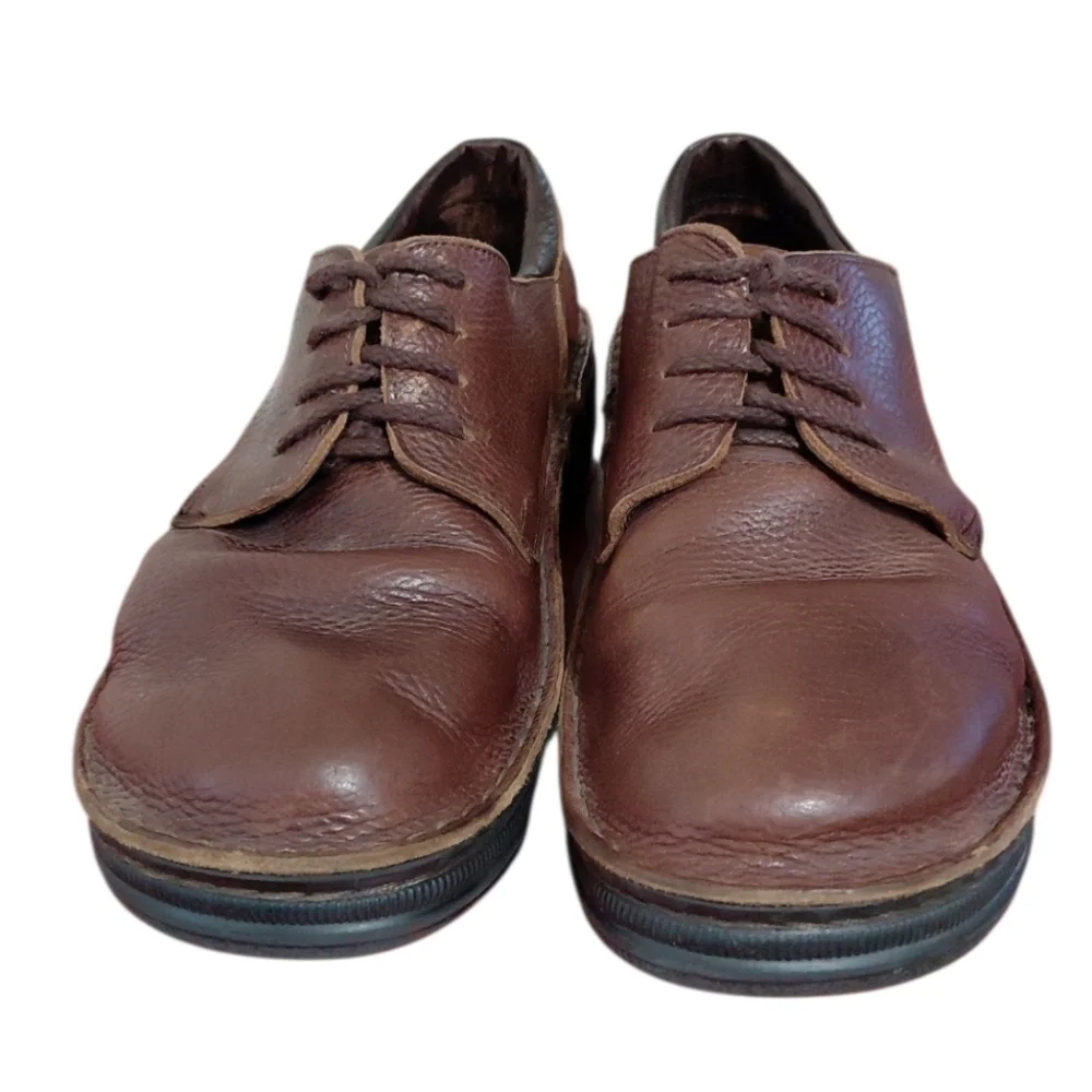 Naot Denali Men's Brown Leather Oxford Comfort Work Shoe Size 12