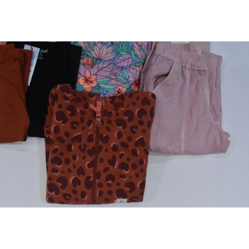 Cat & Jack Bulk Lot Of 10 Girls Size Medium 7/8 Mixed Season Tops Bottoms