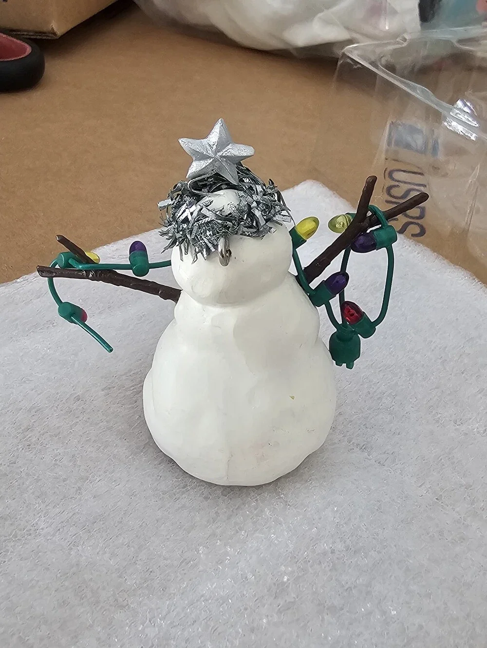 Hallmark Snowman Ornament Holiday Christmas Village So Cute 😍 Vintage